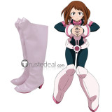 My Hero Academia Boku no Hero Academia BNHA Ochaco Ochako Uraraka Pink Cosplay Shoes Boots