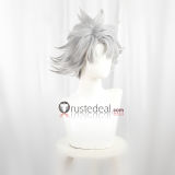 Gachiakuta Rudo Surebrec Zanka Nijiku Blonde Silver Black Gray Styled Cosplay Wig