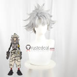 Gachiakuta Rudo Surebrec Zanka Nijiku Blonde Silver Black Gray Styled Cosplay Wig