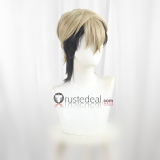 Gachiakuta Rudo Surebrec Zanka Nijiku Blonde Silver Black Gray Styled Cosplay Wig