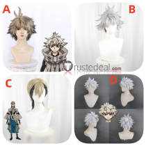 Gachiakuta Rudo Surebrec Zanka Nijiku Blonde Silver Black Gray Styled Cosplay Wig
