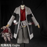 Gachiakuta Cleaner Enjin Grey Set Cosplay Costume