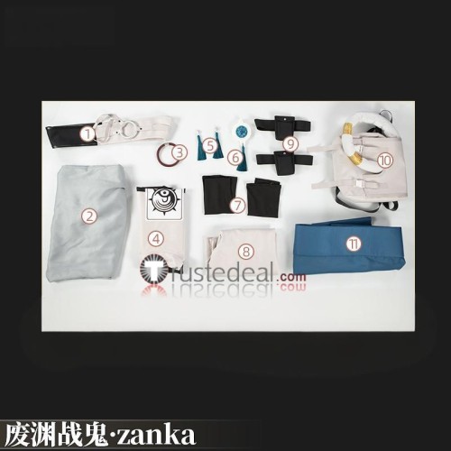 Gachiakuta Akuta Cleaner Zanka Nijiku Cosplay Costume