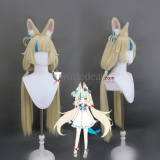 Virtual Youtubers VTuber Hololive Sameko Saba Blonde Blue Styled Cosplay Wig