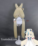 Virtual Youtubers VTuber Hololive Sameko Saba Blonde Blue Styled Cosplay Wig