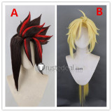 Zenless Zone Zero ZZZ Anton Ivanov Hugo Vlad Blonde Brown Red Prestyled Cosplay Wig