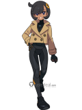 Pokemon Legends Z-A ZA Mable Detective Emma Cosplay Costume