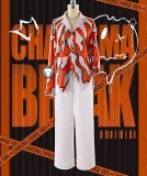Project Charisma House Rap Battle Rikai Kusanagi Orange Shirt Cosplay Costume