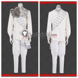 Disney Twisted-Wonderland Scarabia Jamil Viper Gala Couture White Cosplay Costume