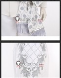 Disney Twisted-Wonderland Scarabia Jamil Viper Gala Couture White Cosplay Costume