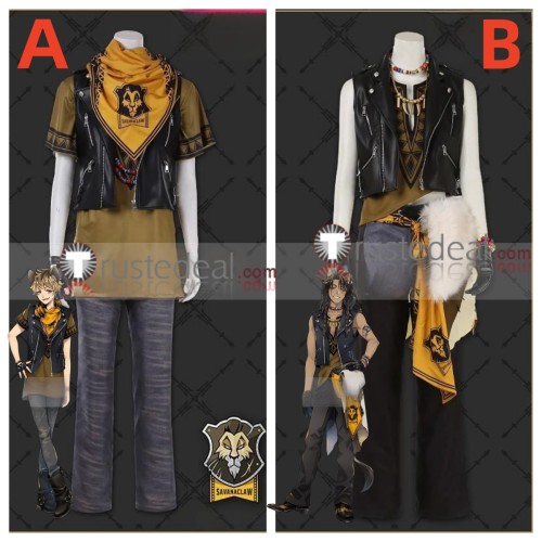 Disney Twisted-Wonderland The Lion King Savanaclaw Ruggie Bucchi Leona Cosplay Costume