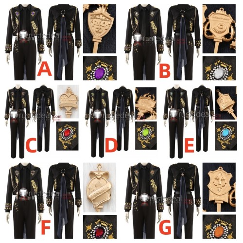 Disney Twisted-Wonderland 5th Anniversary Pomefiore Octavinelle Heartslabyul Diasomnia Ignihyde Scarabia Savanaclaw Cosplay Costume