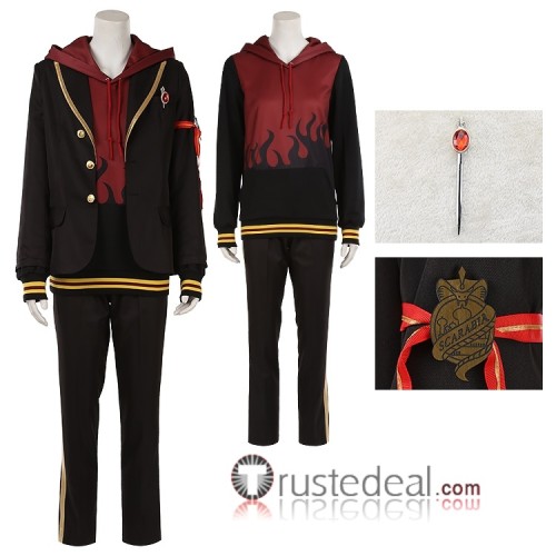Disney Twisted-Wonderland Aladdin Scarabia Kalim Jamil Uniform Cosplay Costume