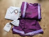 Commission Pokemon the Series XY Ace Trainer Astrid Eustace Puprle Cosplay Costume