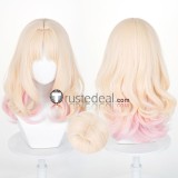 Diabolik Lovers Komori Yui Blonde Highlights Pink Cosplay Wigs