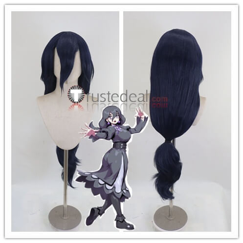 Pokemon Legends ZA Hex Maniac Lebanne Green Purple Black Styled Cosplay Wig