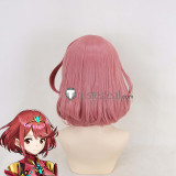 Xenoblade Chronicles 2 Mythra Pyra Hikari Alexandria A Melia Golden Blonde Pink Grey Black Styled Cosplay Wig