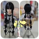 Black 2 and White 2 Elesa Black Purple Blue Styled Cosplay Wig