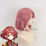 Xenoblade Chronicles 2 Mythra Pyra Hikari Alexandria A Melia Golden Blonde Pink Grey Black Styled Cosplay Wig
