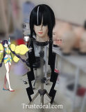 Black 2 and White 2 Elesa Black Purple Blue Styled Cosplay Wig