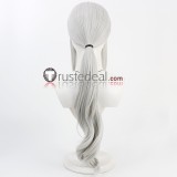 Bloodborne Lady Maria Silver Grey Ponytail Cosplay Wig