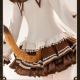 ChuShouMao Vocaloid Kagamine Rin Len Coffee Kitten Cafe Cat Cosplay Costume