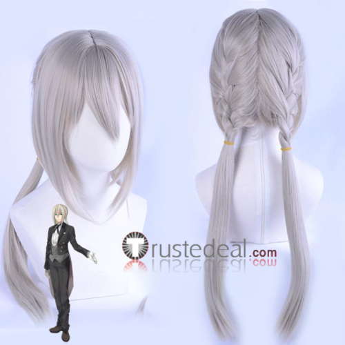 Fate Grand Order FGO Bedivere Bedwyr Grey Cosplay Wig