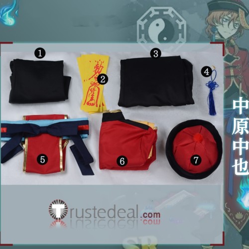 Bungou Stray Dogs Nakahara Chuuya Osamu Dazai Atsushi Nakajima Ryunosuke Akutagawa Kyouka Izumi Zombie Jiangshi Cosplay Costume