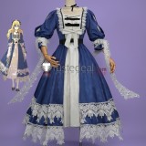 Who Made Me a Princess Athanasia de Alger Obelia Athy Date Blue Formal Lolita Dress Cosplay Costume