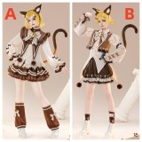 ChuShouMao Vocaloid Kagamine Rin Len Coffee Kitten Cafe Cat Cosplay Costume