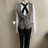 Fate Grand Order FGO Bedivere Bedwyr Butler Black Suit Cosplay Costume
