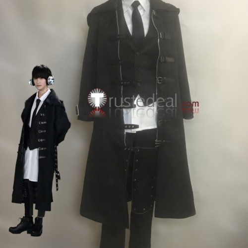 Kamen Rider Zero-One Kamen Rider Naki Black White Cosplay Costume