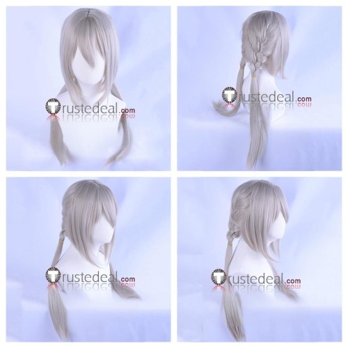 Fate Grand Order FGO Bedivere Bedwyr Grey Cosplay Wig