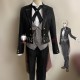 Fate Grand Order FGO Bedivere Bedwyr Butler Black Suit Cosplay Costume