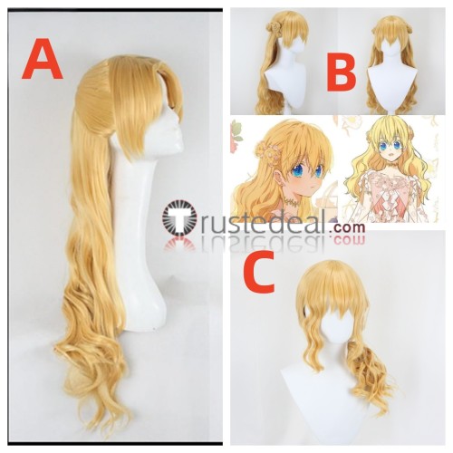 Who Made Me a Princess Athanasia de Alger Obelia Athy Blonde Styled Cosplay Wig
