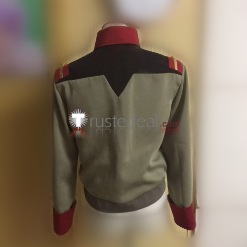 Mobile Suit Gundam Jona Basta Pilot Uniform Brown Cosplay Costume