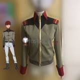 Mobile Suit Gundam Jona Basta Pilot Uniform Brown Cosplay Costume