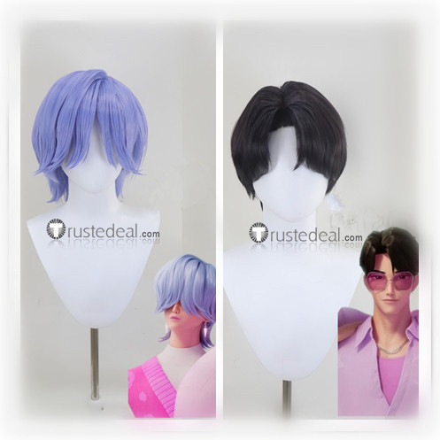 KPop Demon Hunters Film Saja Boys Jinu Mystery Abby Baby Romance Pink Black Blue Pink Green Purple Styled Cosplay Wig