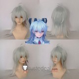 Wuthering Waves Yuanwu Zani Phoebe Lupa Blue Grey Golden Pink Styled Cosplay Wig