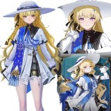 Wuthering Waves Yuanwu Zani Phoebe Lupa Blue Grey Golden Pink Styled Cosplay Wig