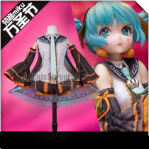 Vocaloid Trick or Miku Halloween Cosplay Costume