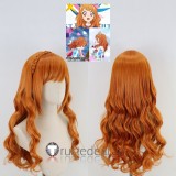 Aikatsu Planet Aikatsu Stars Umekouji Kyouko Beat Akari Ozora Yuzu Nikaido Black Pink Orange Golden Styled Cosplay Wig