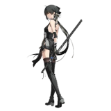 Wuthering Waves Protagonist Male Female Rover Black Styled Cosplay Wig