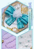 Vocaloid Miku Swan Lake White Blue Dress Cosplay Costume