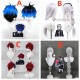 The Hundred Line Last Defense Academy Yugamu Omokage Nozomi Kirifuji Takumi Sumino Tsubasa Kawana Blue Purple Red Grey Styled Cosplay Wig