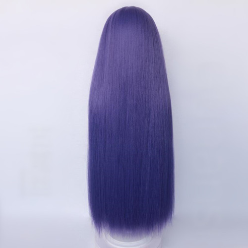Versatile Thickened Hair Volume Purple Cosplay Wigs 100cm