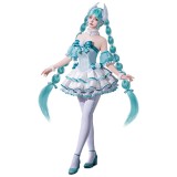 Vocaloid Miku Swan Lake White Blue Dress Cosplay Costume