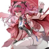 Wuthering Waves Yuanwu Zani Phoebe Lupa Blue Grey Golden Pink Styled Cosplay Wig