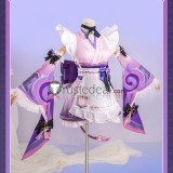 Genshin Impact Yumemizuki Mizuki Kimono Maid Purple Cosplay Costume