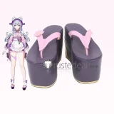 Genshin Impact Yumemizuki Mizuki Kimono Maid Purple Cosplay Costume